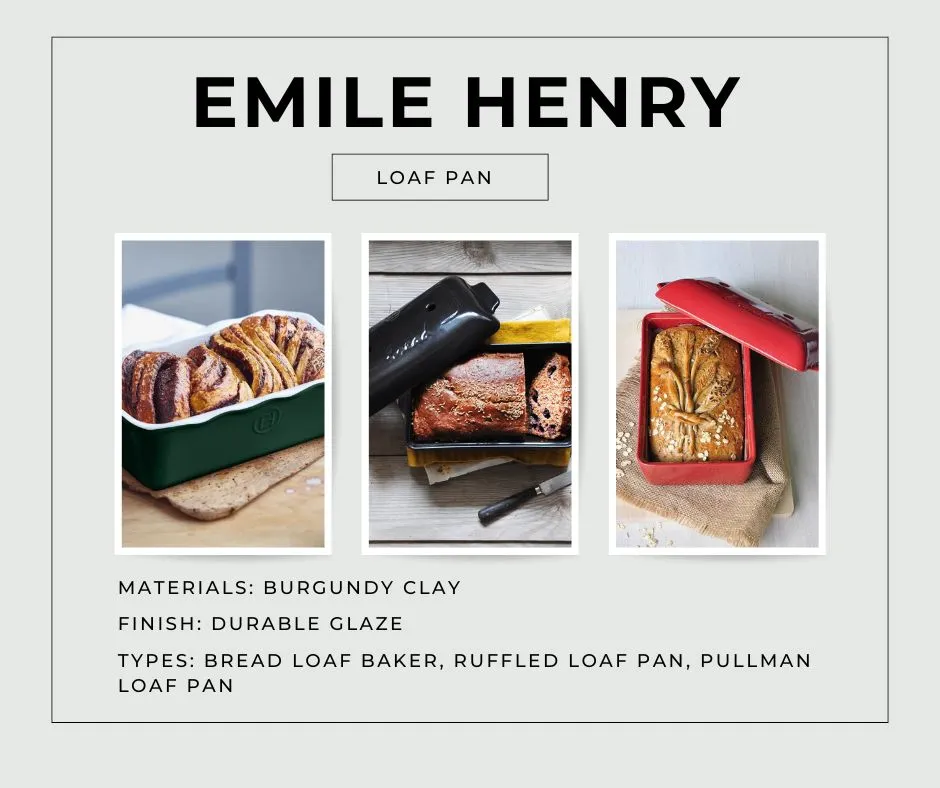 Emile Henry Loaf Pan Baker