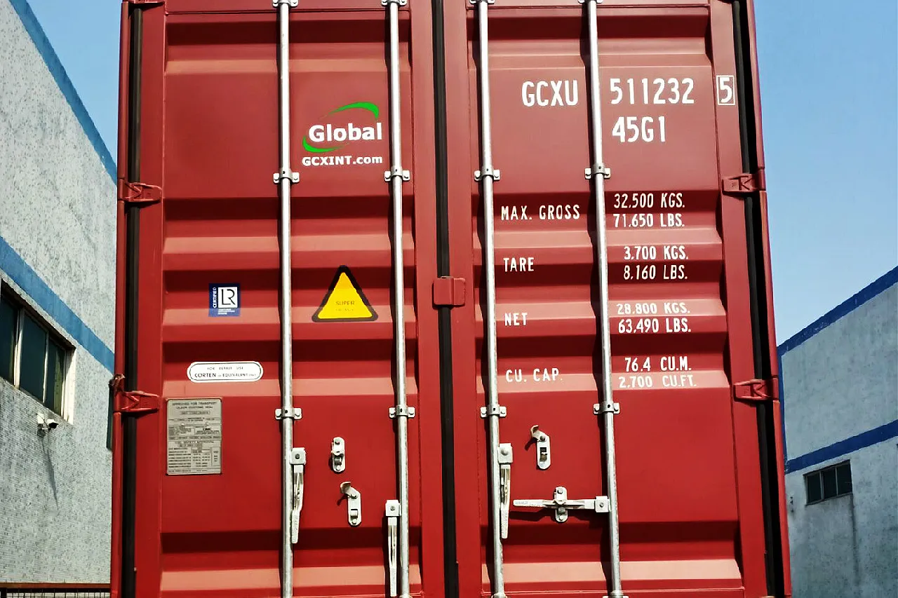 Container pentru fabrica de articole de copt din China pentru transport