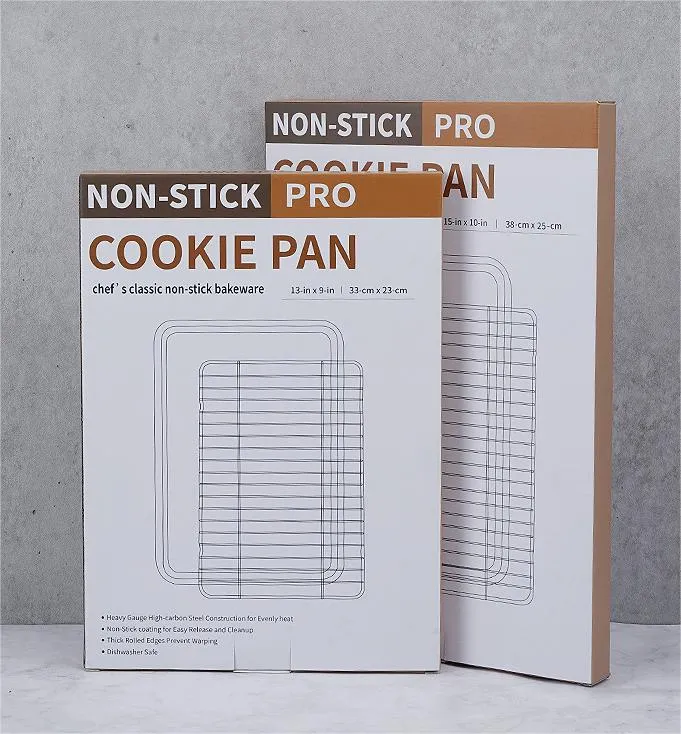 baking sheet pan supplier- packaging of the cookie pans