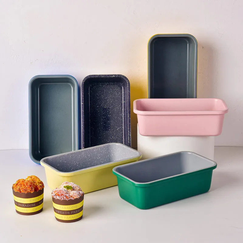 small bread loaf pans with dual color nonstick coating