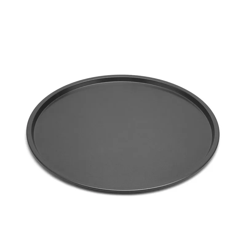 Круглая форма для пиццы диаметром 13,7 дюйма с антипригарным покрытием.