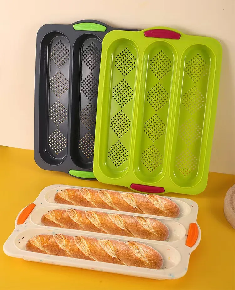 silicone baguette pan